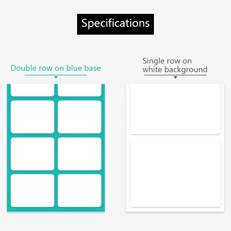 Thermal label sticker Supermarket price Blank barcode label direct print waterproof printing material adhesive