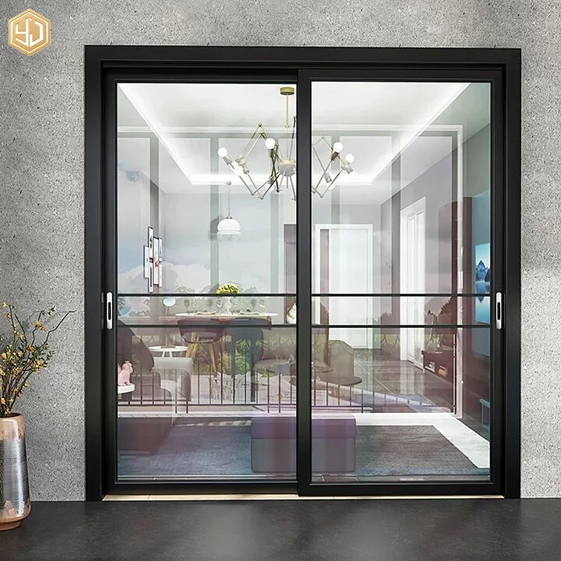Modern Design Aluminum Alloy Doors For Shop And Balcony Wholesale Can Be Customize