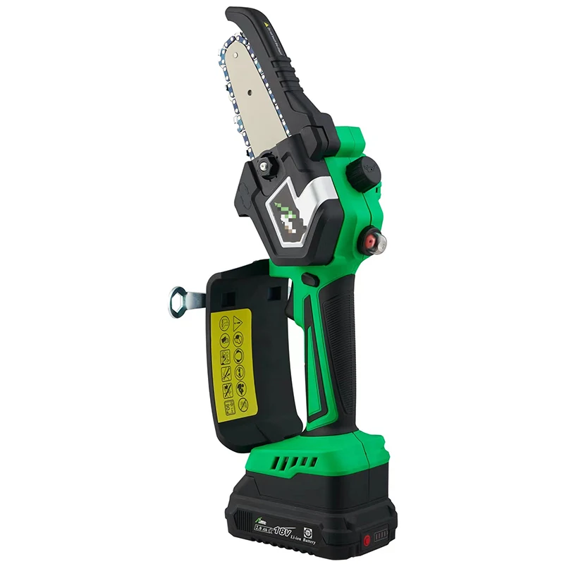 Hot Selling Battery Powered Cordless Saw for Wood/Metal/PVC Pipe Cutting bruch motor Chain Saw