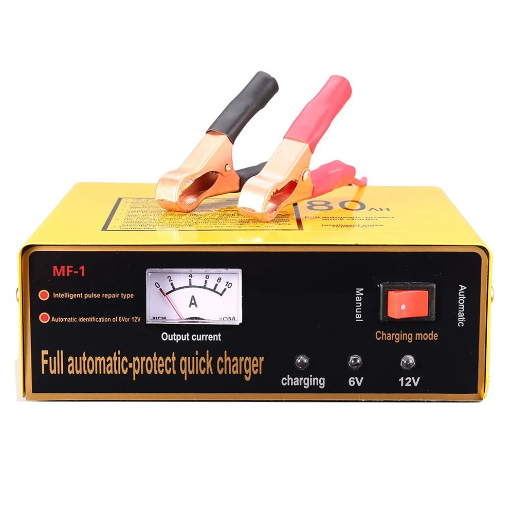 Monfara 6/12V Universal Intelligent Automatic Motorcycle Battery Charger