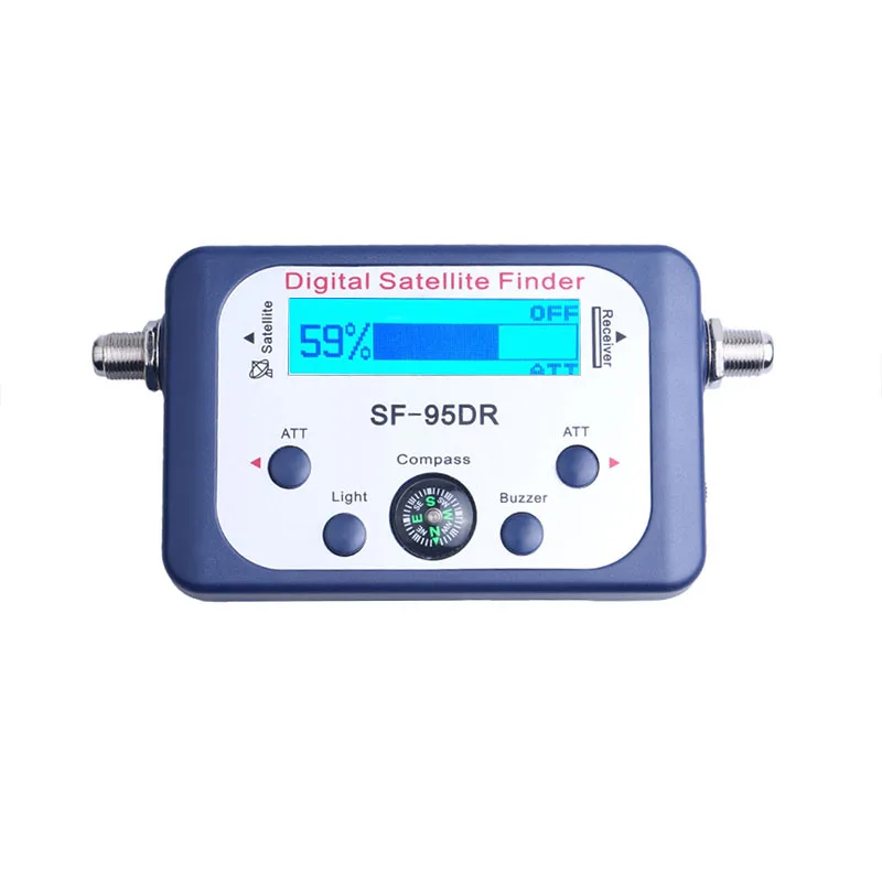 SF-95DR Meter Satlink Receptor Satellite Finder TV Signal Receiver Sat Decoder Satfinder LCD Display