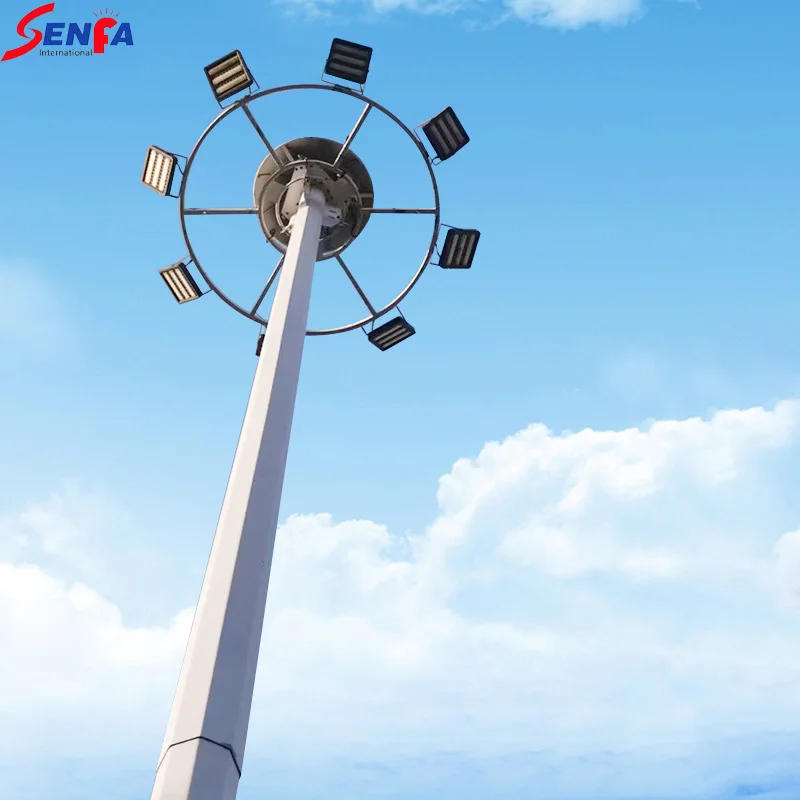 LED high-pole light football field basketball court high-pole light square Port stadium elevating high-power high-light