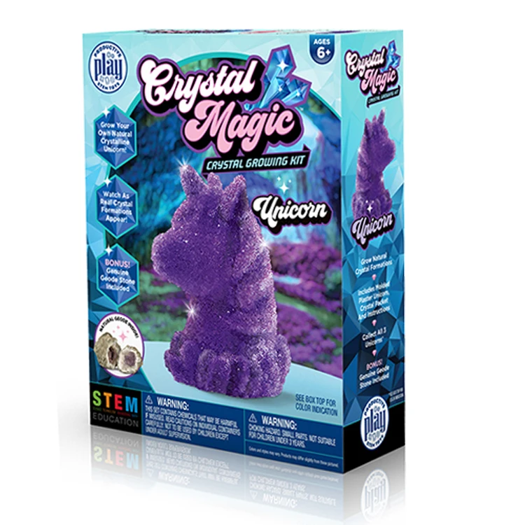 Cute Unicorn Figure Grow Crystal Science Kit