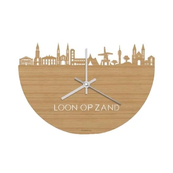 Custom half of wooden wall clock Hang Silent  home decor diy sneaker 3d clock wall clocks