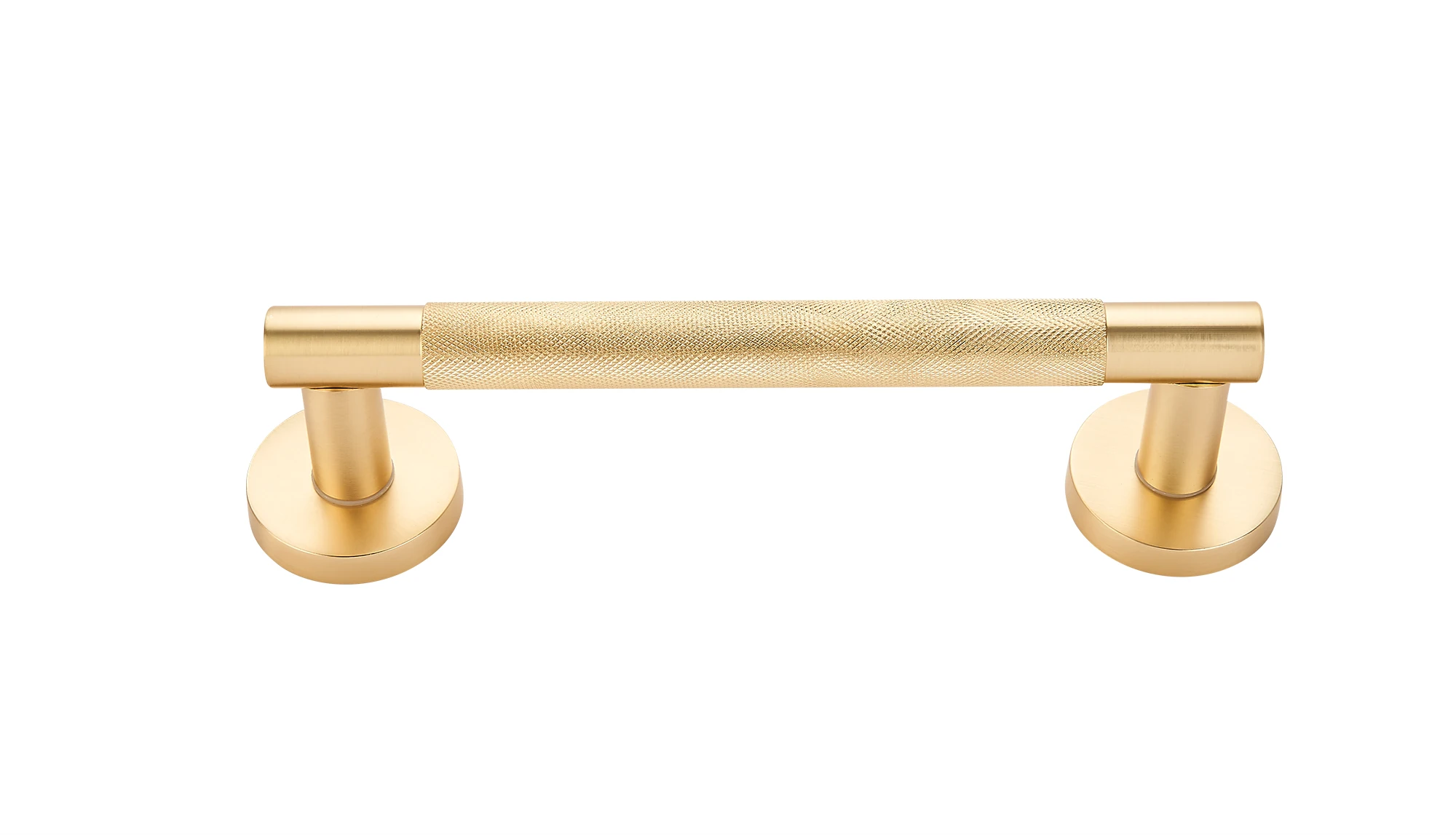 New design OEM high luxury aluminum knurled privacy front villa door pull bar handle