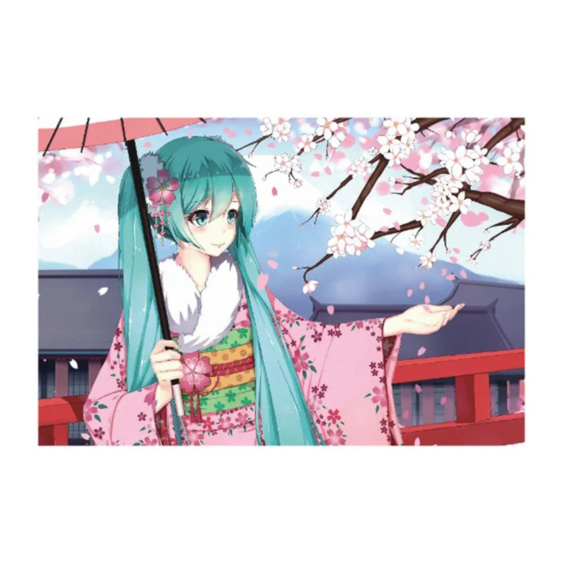 New puzzle adult 500 pieces 300 wooden decompression girls medium difficulty cartoon animation landscape