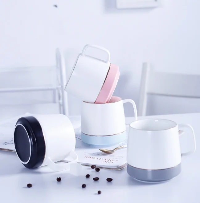 Nordic ins mug matte tea mug office coffee tea couple breakfast drinking cup two-color