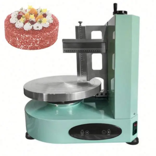 Chocolate coating machine for rice cakes birthday cake decoration icing machine