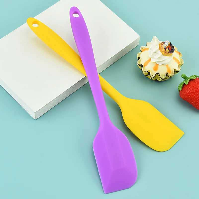 8 inch Silicone Spatula Set Kitchen Non Stick Baking Pastry Cake Butter Mixing Tools Silicone Spatula for Cooking