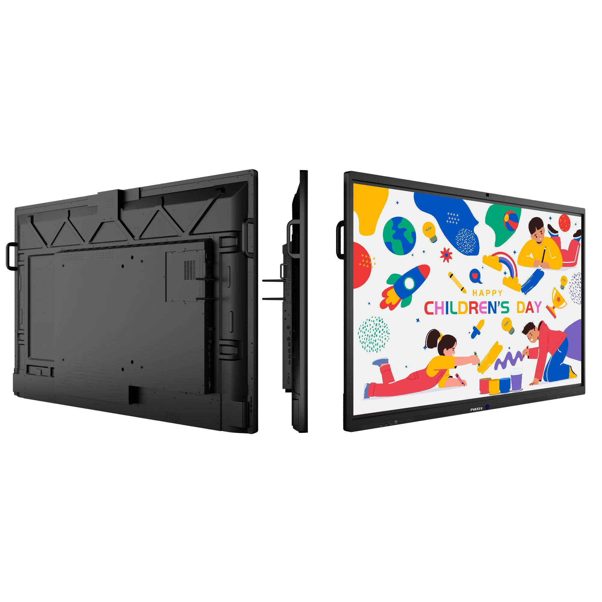 Professional Custom 65 75 85 98 100 110 Inch Interactive Whiteboard 4K Infrared Touch Screen Smart Board Interactive Flat Panel