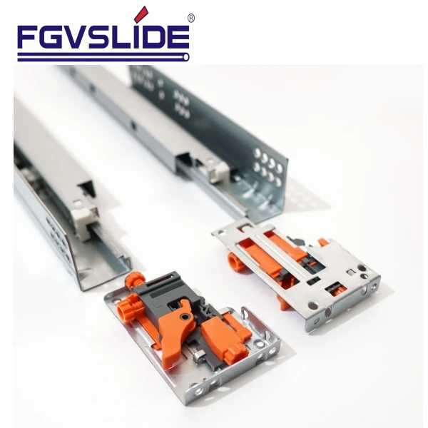 Hot Sale Furniture Kitchen Cabinet Slim Box Drawer System Metal Box With Concealed Slide Rails