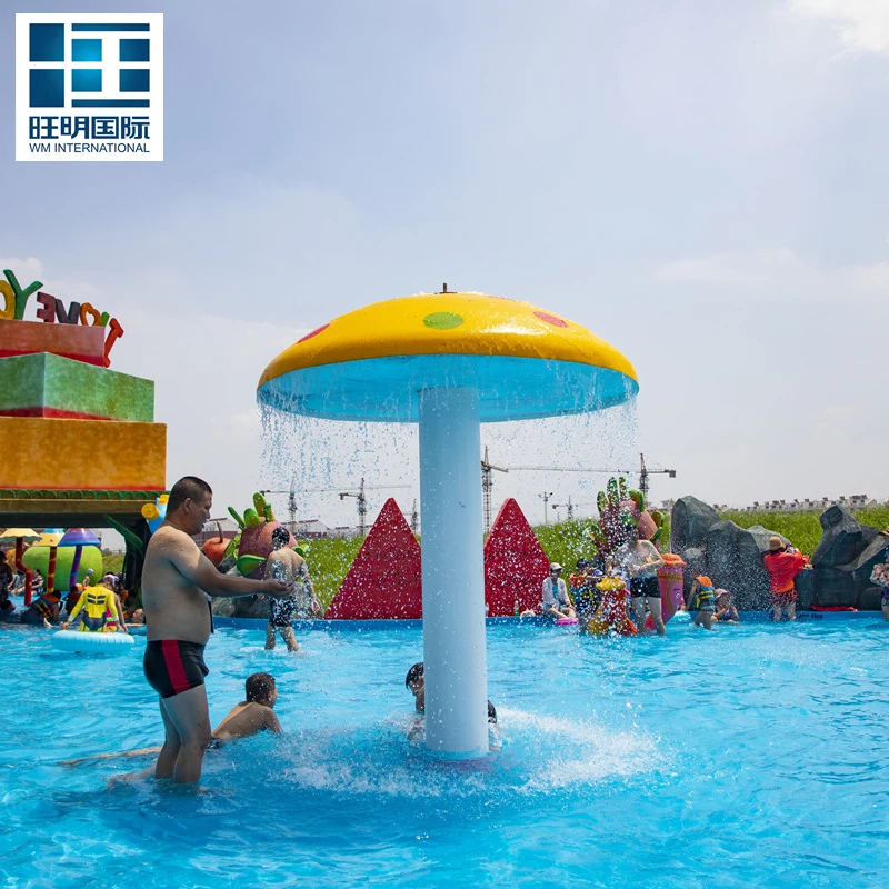 Water Amusement Fiberglass Material Splash Park Equipment For Sale
