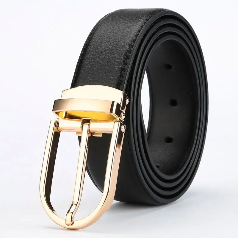 luxury brand unisex buckle belt