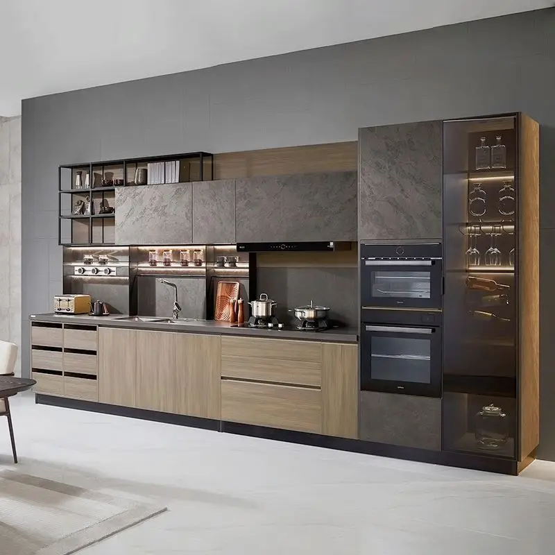 Huizhou Tower Solid Walnut And Bathroom Nanjing Cabinet Coffee White Wood Kitchen Cabinets