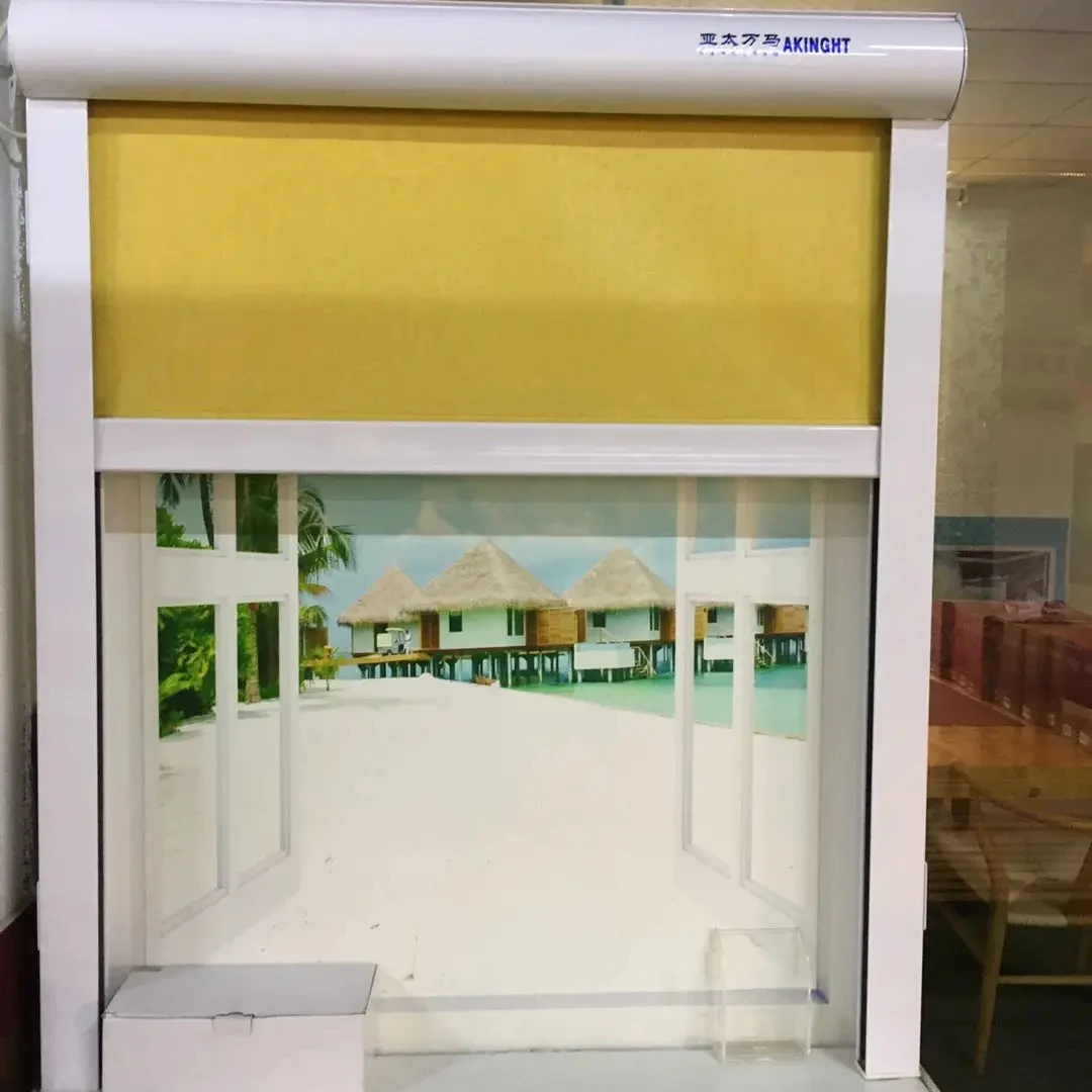 Low Price Motorized Side Blind Shades /Track Roller Blinds/blackout Curtains