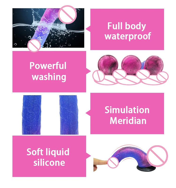 Multi-point Stimulation Remote control Colorful Huge Dildo Sex Toys For Women Masturbation Men Penis Vagina Sex Product