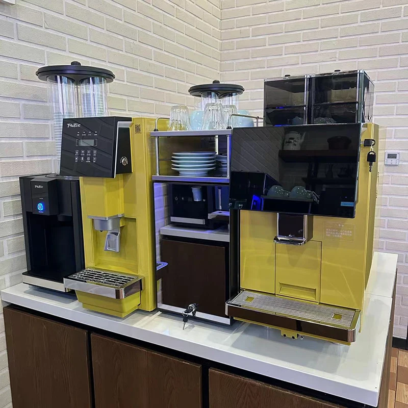 Big touch screen fully automatic coffee machine espresso machine with consistent concentration for commercial business use
