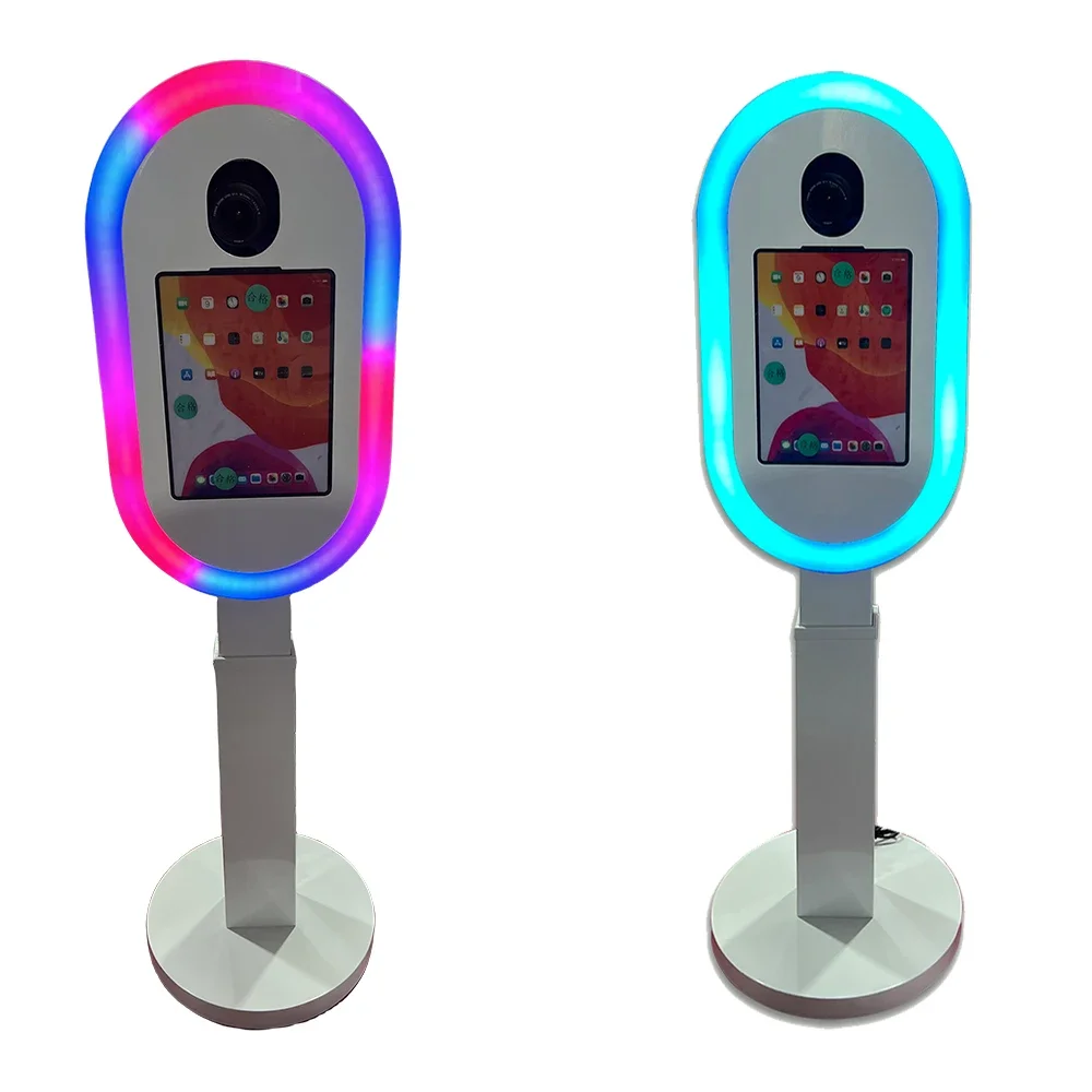 2024 RMS Portable Mirror iPad Photo Booth Kiosk for Events Drop Shipping Vending Machines High 2024 Rms Ipa