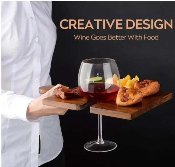 Set of 4 Large Acacia Wood Charcuterie Boards Puzzle Handles Disposable Wooden Cutting Deli Boards Home Kitchen Cheese Serving