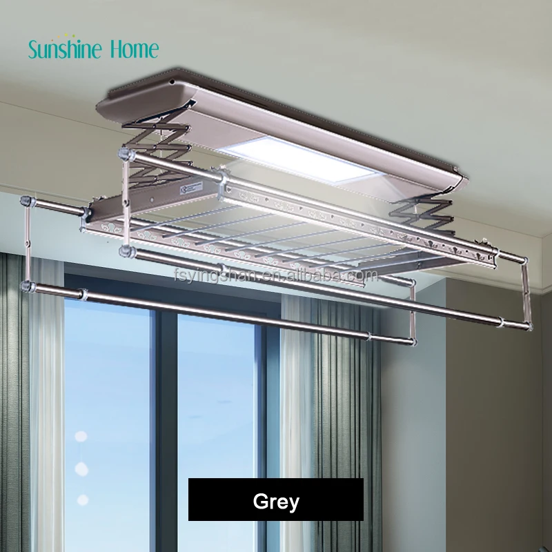 Electric Intelligent Remote Control Clothing Lifting Hanging Hole Hanger Clothes Drying