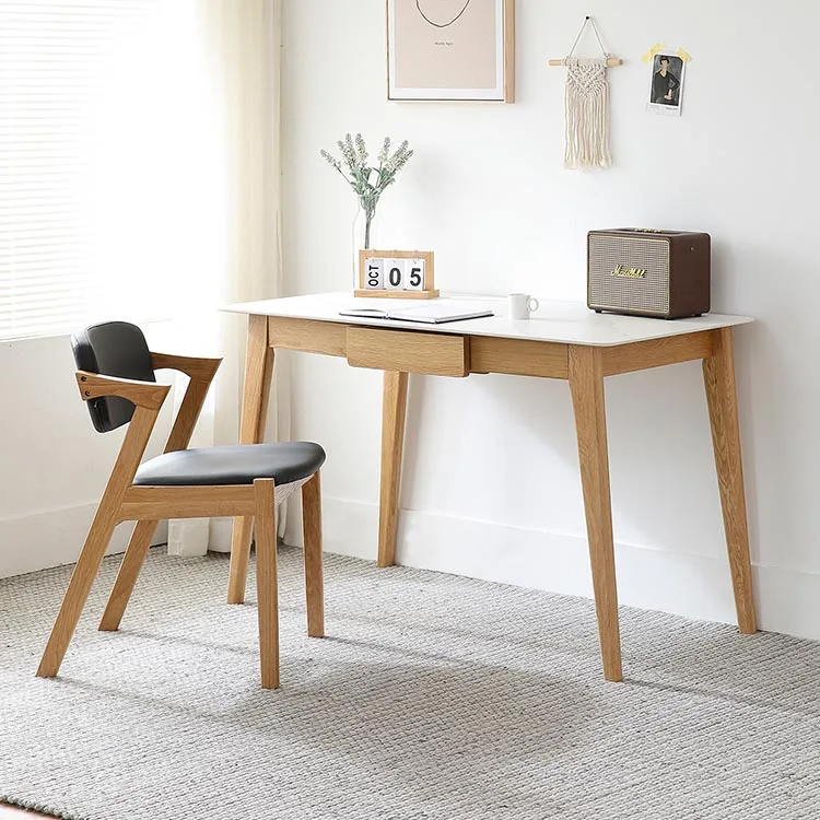 Cafe Restaurant Kitchen PU Fuax Leather Dining Side Back Desk Chair Mid-Century Modern Comfortable Upolstered Cushion Seat chair