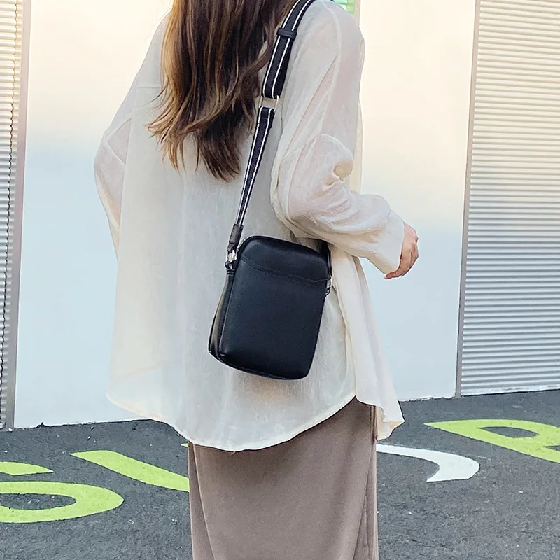 sac a main Small Crossbody Bags for Women Trendy Leather Triple Compartment Cell Phone Crossbody Wallet Purses with Card Slots