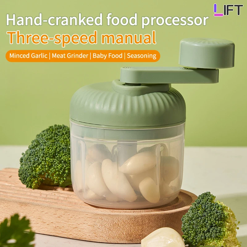 Manufacturer Wholesale Unique Kitchen Items Mini Manual Food Processors Multifunction With Long Use Life