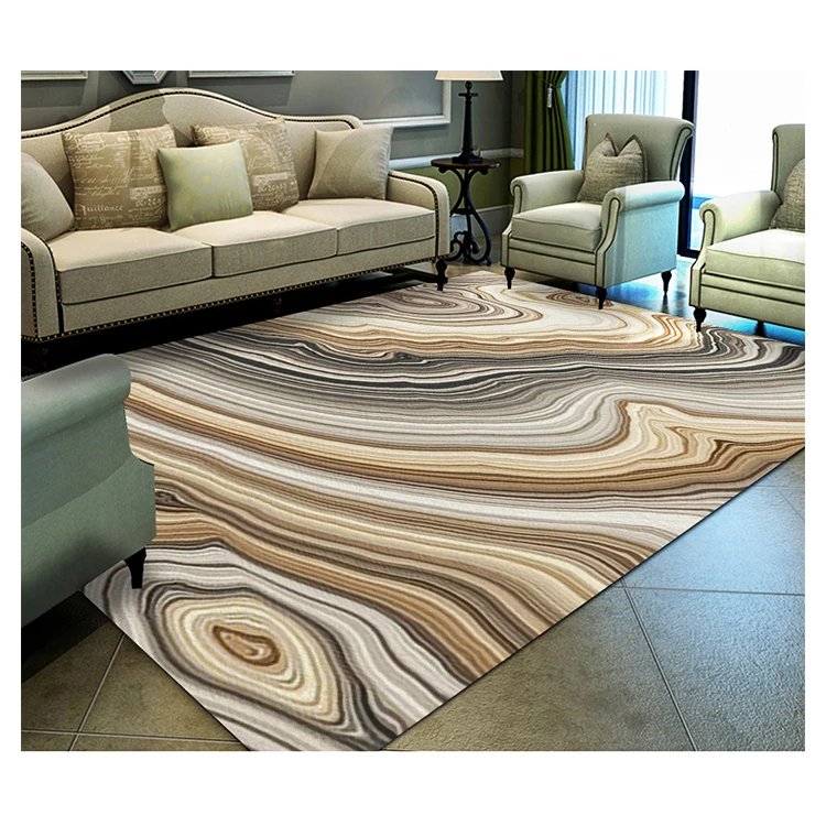 Geometrical nordic fluffy soft plush area rug house carpet floor multi color tufted carpet