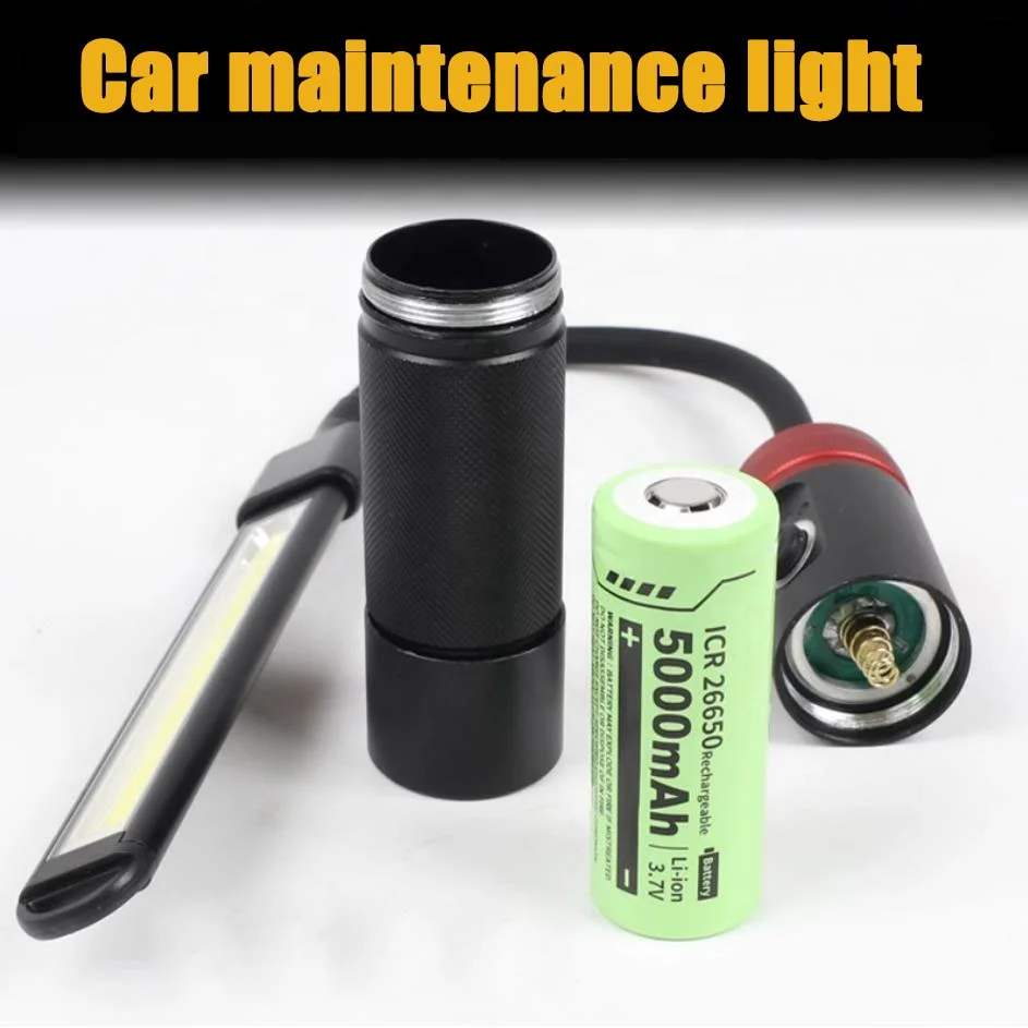 Auto repair work light rechargeable with magnet super bright emergency lighting gooseneck light