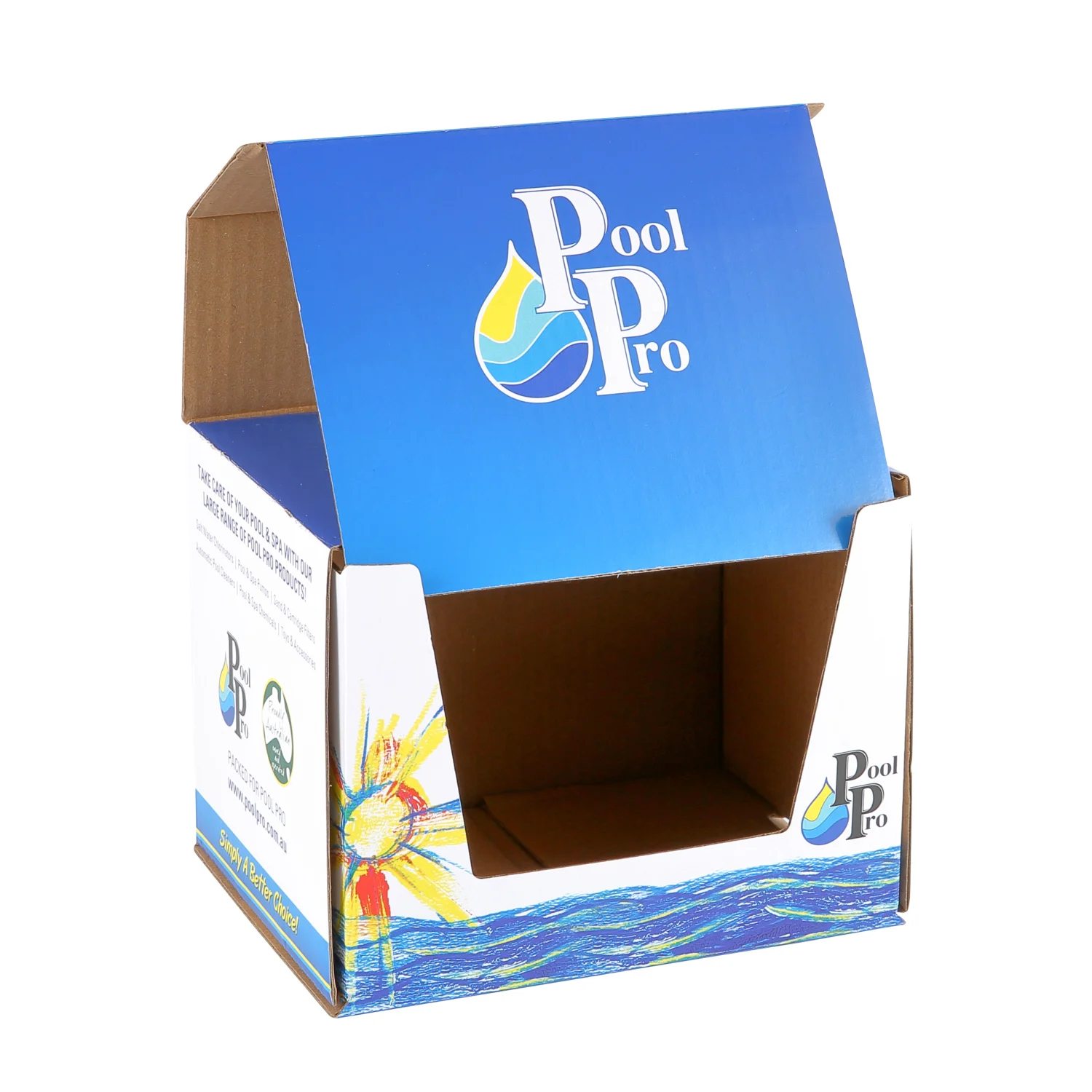 Custom Logo Private Brand Product Display Box Recyclable Cardboard Package High Quality Display Box for Retail Store