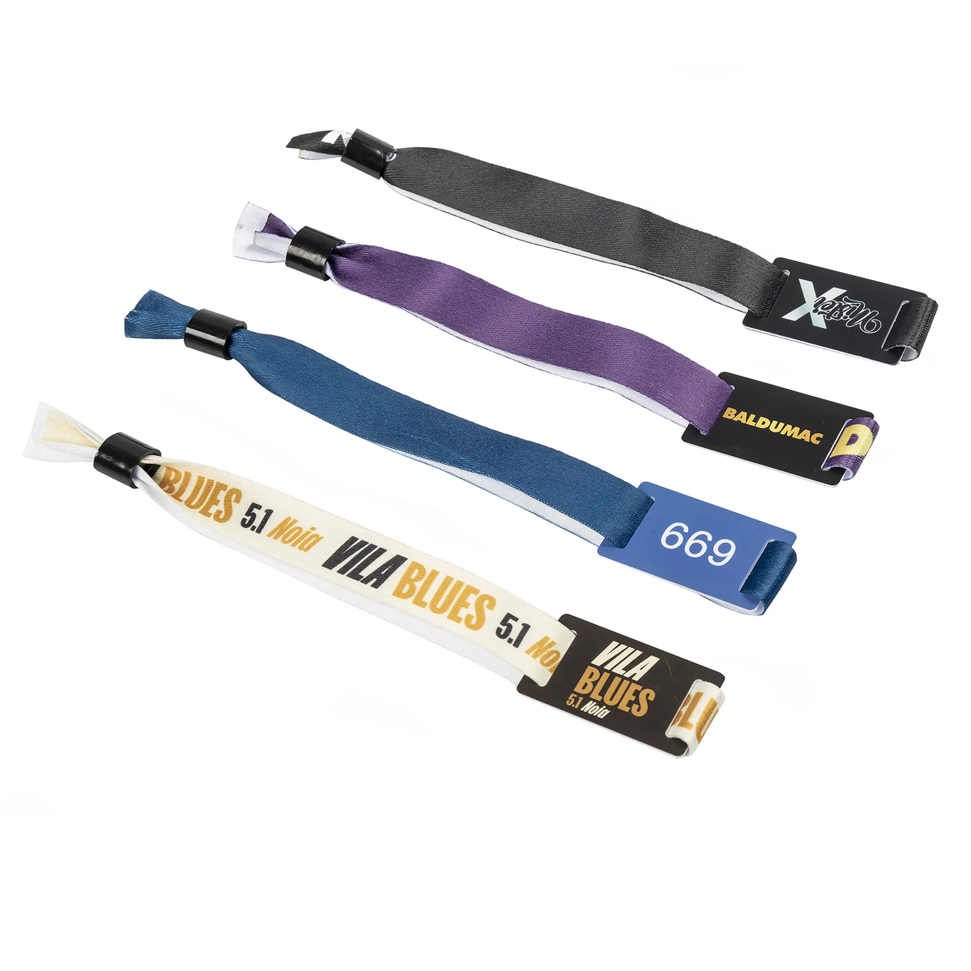 Payment Wristbands Custom Printed RFID Bracelet  With PVC Tag