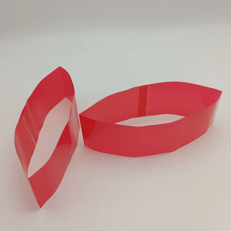 Custom Printed PVC red/yellow/black Color Heat Shrink Sleeve Label Bands Wrap For Shaped Toys Car shrink wrap label