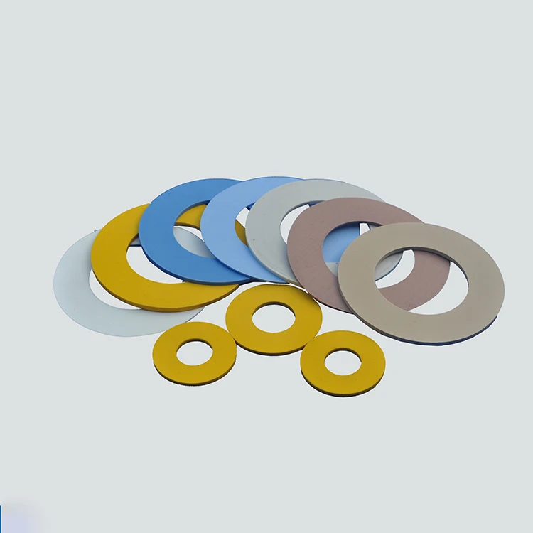 wholesale custom PTFE plastic flange flat gasket teflonning ptfe gasket oring