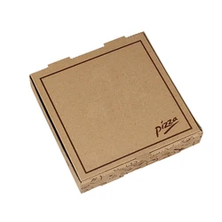 Cheap Corrugated pizza packing box carton delivery watermark boxes Customized size color