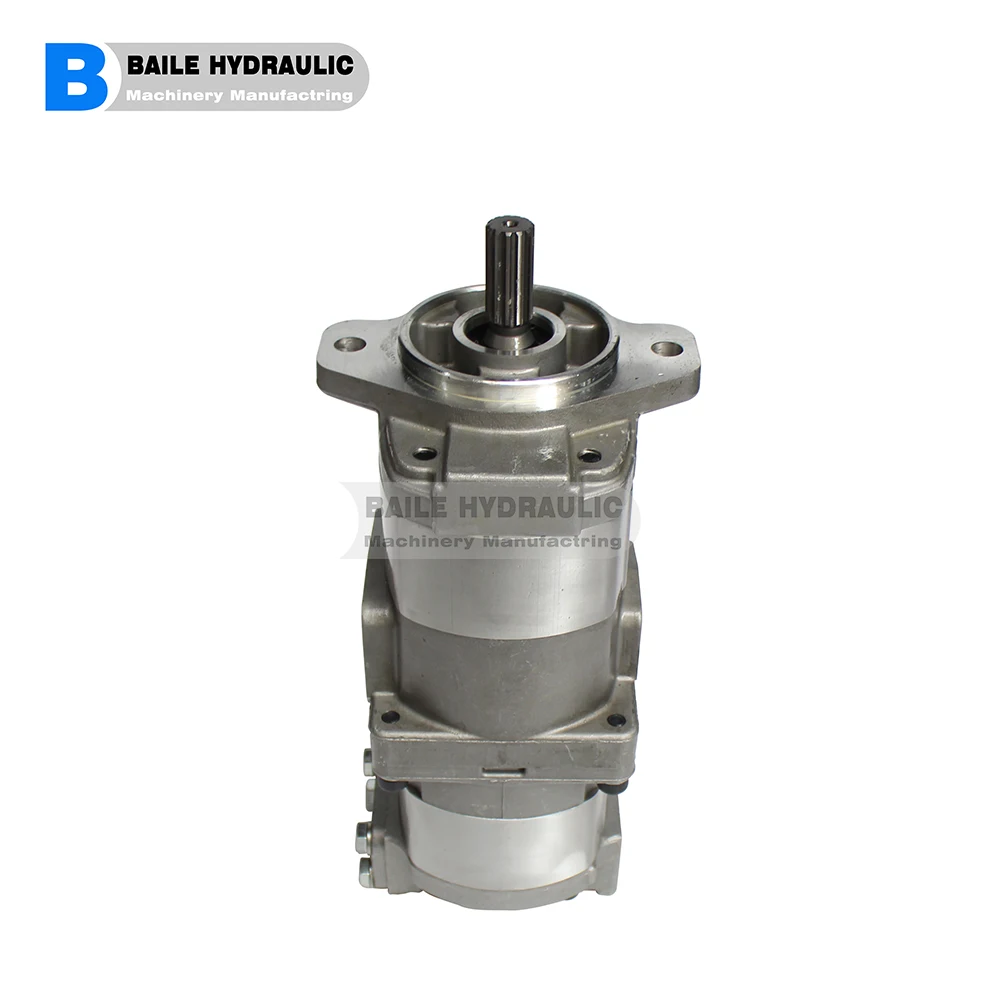 705-52-42090 705-52-42100 705-52-42220  KOMATSU Hydraulic Gear Double pump For dump truck  HD785-3