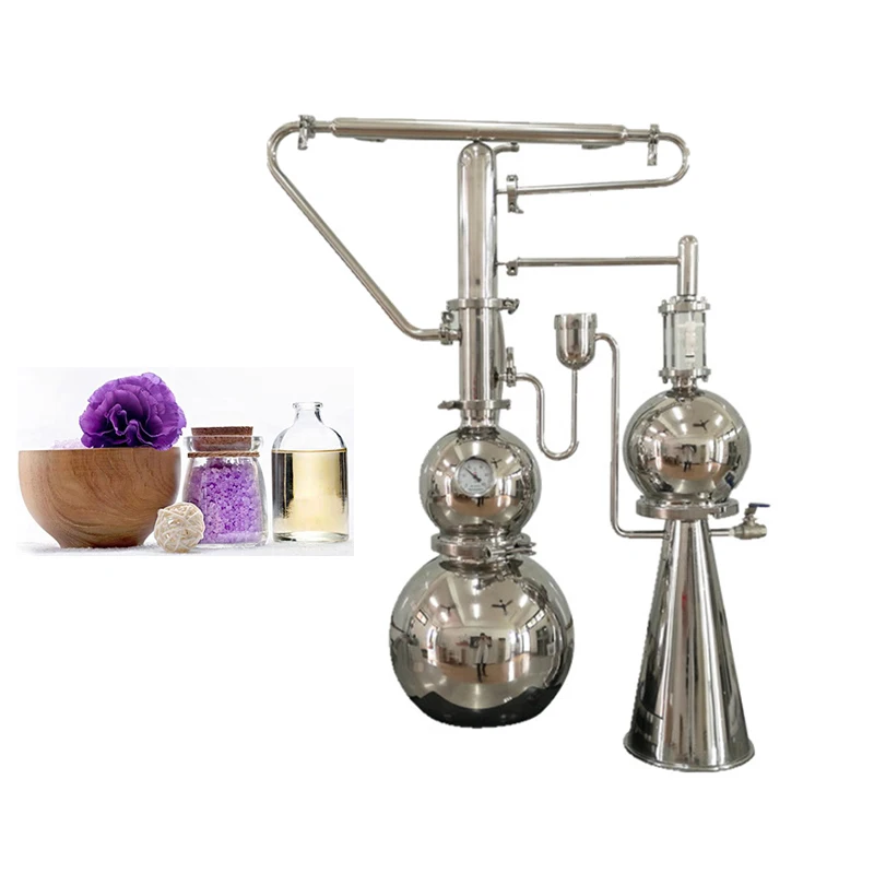 Home small flower seed oil nutmeg distiller essential oil distillation plants manufacturers