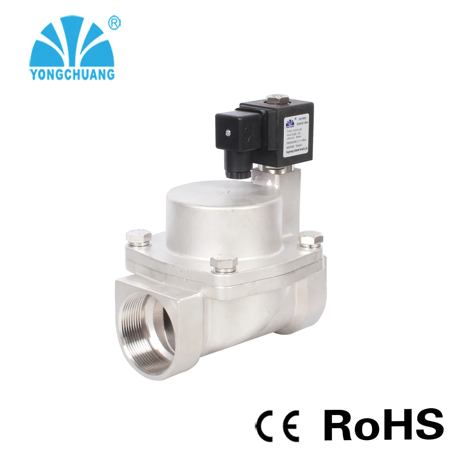 YCP31 series brass stainless steel steam solenoid valve