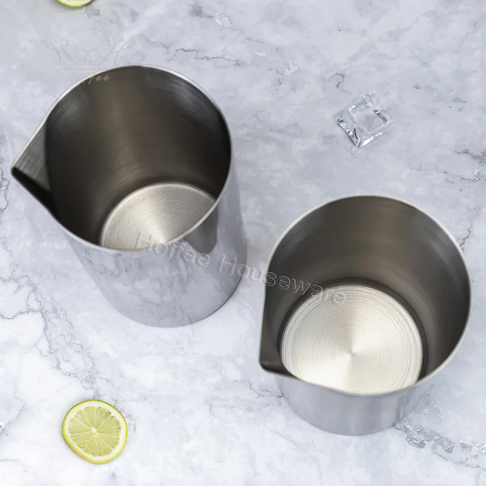 304 Stainless Steel Double Layer Cocktail Beaker Cocktail Mixing Cup Big Capacity 28oz DIY Tools Wine Mixer