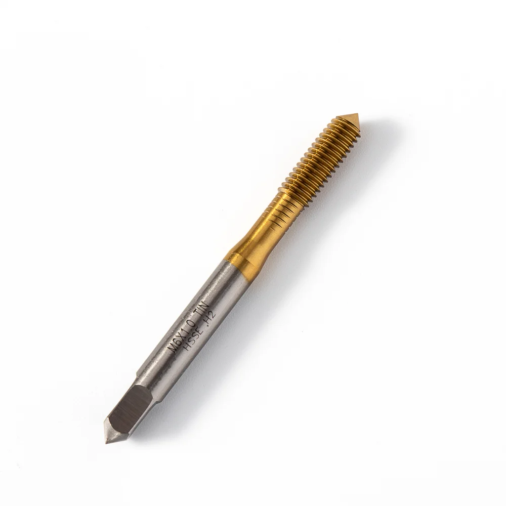 DIN371 DIN376 High Performance HSS Spiral Flute Titanium Screw Machine Tap Cutting Thread Taps for Steel Aluminium