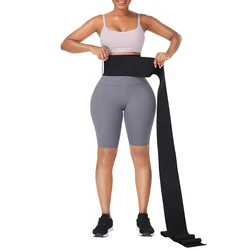 Custom Logo Belly Wrap Latex  Waist Belt Women Body Slimming Wrap Waist Trainer Shapers
