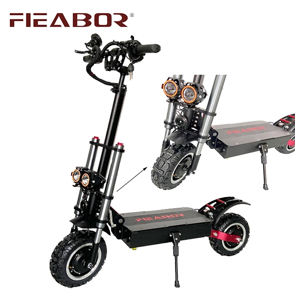 New Arrival 11 inch Electric Scooter 5600w Powerful Adult 60V Lithium Battery Folding Motorcycle Scooter with Dual Motor