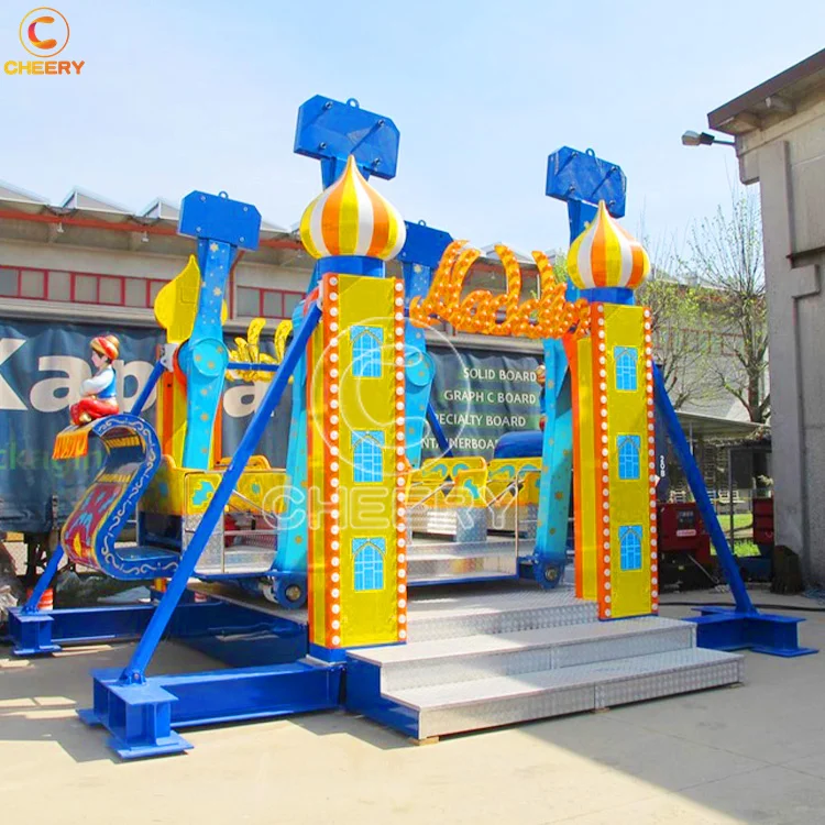 Fun rides luna park attraction magic crazy wave miami ride Arabian flying carpet thrilling carnival games