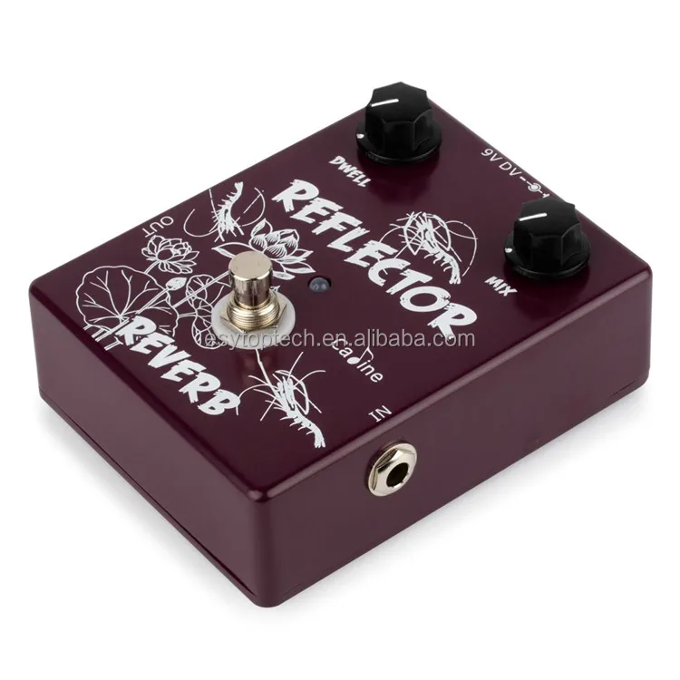 Caline CP-44 Reverb Pedal Guitar Effects Pedals True Bypass with Aluminum Alloy Housing