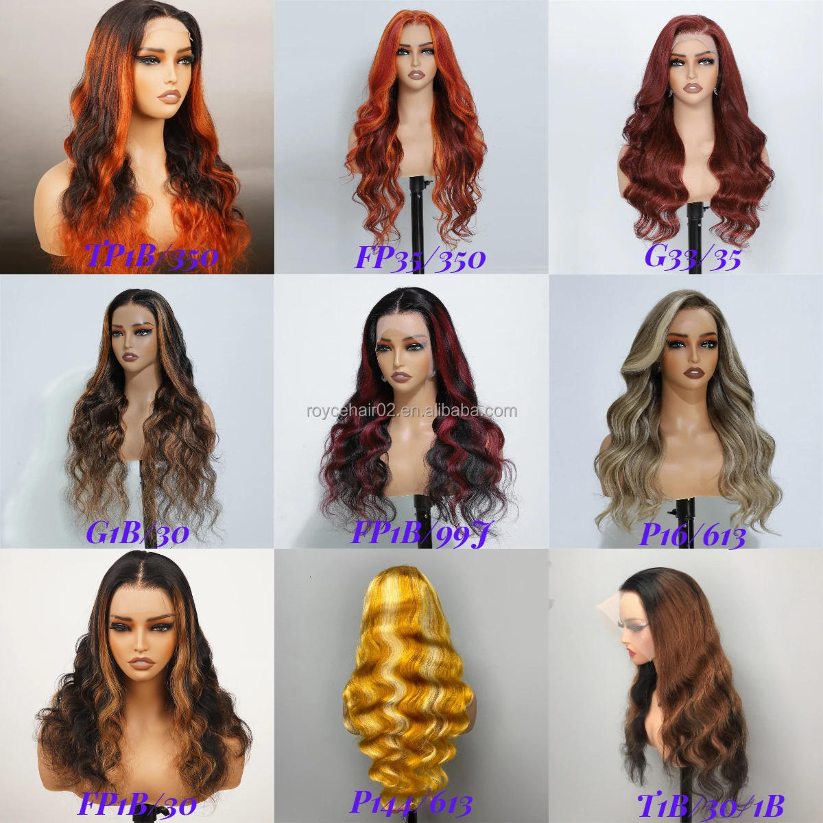 Wholesale Glueless HD 13x4 Lace Frontal Wig Human Hair Vendors 250 Density Highlight Golden Brown Raw Curly Wigs For Black Women