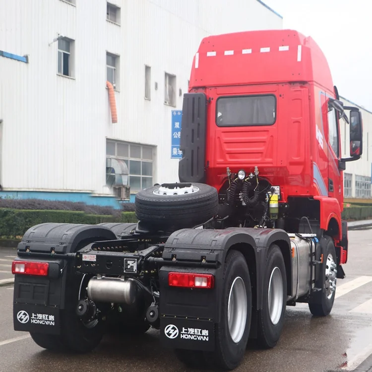 Quick delivery of SAIC Hongyan JieTiger heavy truck HG 6X4 tractor   2ton  Cummins M10 engine