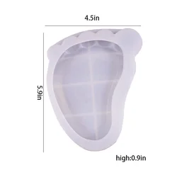 DIY Palms and Feet Shape  Silicone Resin Mold, Crystal Epoxy Mold Storage Box,Ashtray Silicone Mold for Home Decor