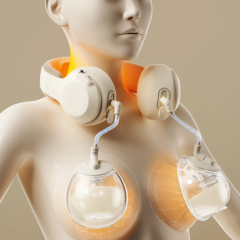 2024 New Design Hands Free Electric Wearable Breast Pump Wholesale Double Pumps Double Electric Breast Pump