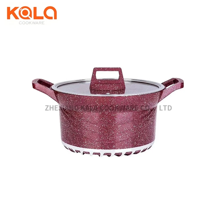 Luxury Square Soup Pot Set 10pcs Non-Stick Cookware Set Large Capacity Casseroles Pots and Pans Sets Hot Sale Kitchen Supplie