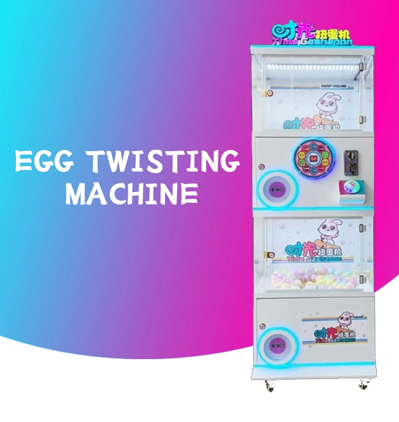 Cute Gacha vending machine for kids toy Egg twisting machine