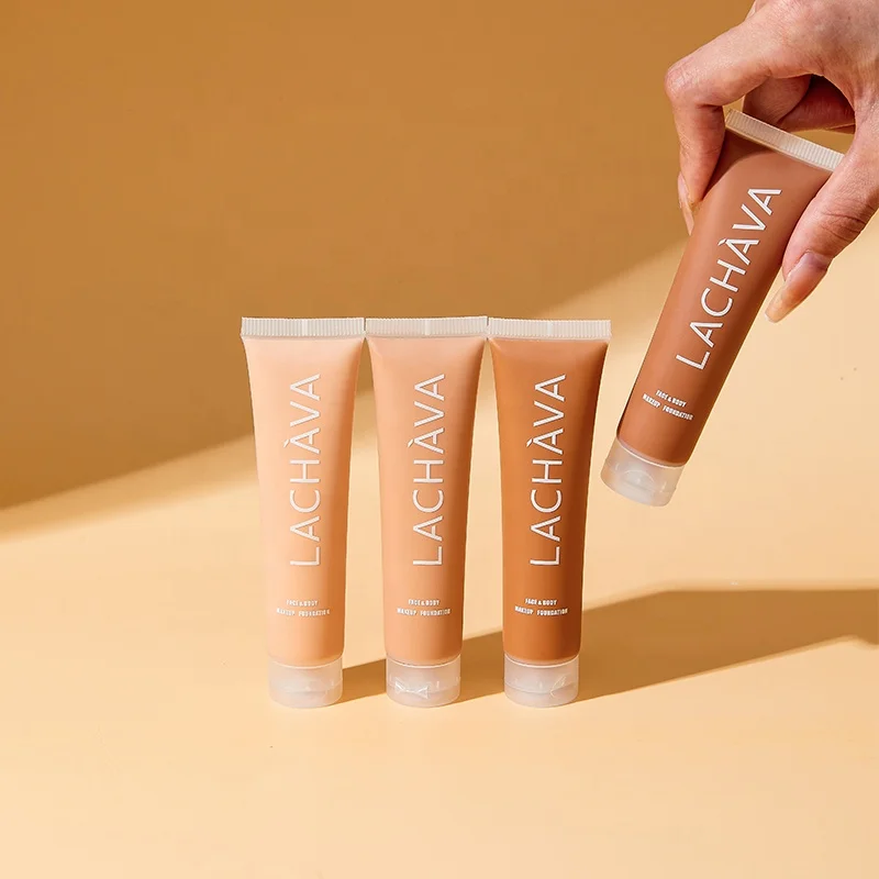 Free Sample Custom Logo Cosmetic Full Coverage 32 Shades Makeup Private Label Liquid Foundation Cream Brightening Skin Concealer